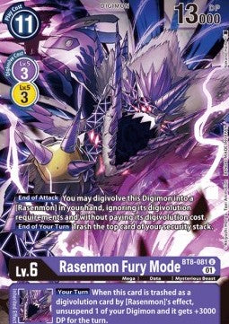 Rasenmon Fury Mode (BT8-081) - New Awakening (Uncommon) [BT-08-081]