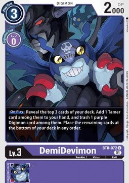 DemiDevimon (BT8-072) - New Awakening (Uncommon) [BT-08-072]