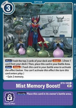 Mist Memory Boost (BT8-108) - New Awakening (Common) [BT-08-108]