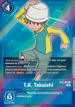 T.K. Takaishi (BT8-087) (V.2) - Promos: New Awakening (Alternative Art) [BT-08P-BT8-087]
