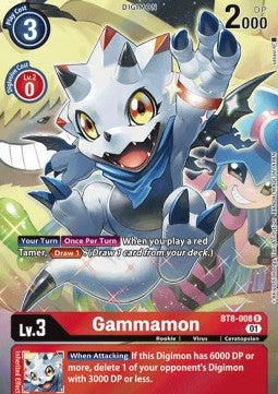 Gammamon (BT8-008) (V.2) - New Awakening (Alternative Art) [BT-08-008]