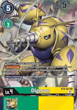 Digmon (BT8-051) (V.2) - New Awakening (Alternative Art) [BT-08-051]