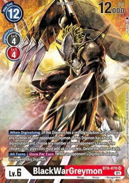 BlackWarGreymon (BT8-070) (V.2) - New Awakening (Alternative Art) [BT-08-070]