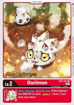 Gurimon (BT8-001) - Promos: New Awakening (Uncommon) [BT-08P-BT8-001]