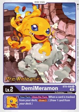 DemiMeramon (BT8-006) - Promos: New Awakening (Uncommon) [BT-08P-BT8-006]