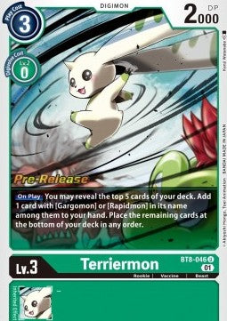 Terriermon (BT8-046) - Promos: New Awakening (Uncommon) [BT-08P-BT8-046]