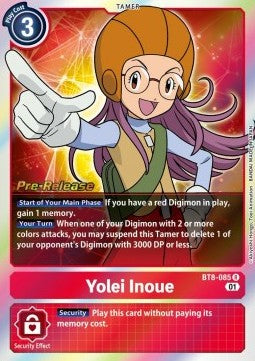 Yolei Inoue (BT8-085) (V.1) - Promos: New Awakening (Rare) [BT-08P-BT8-085]