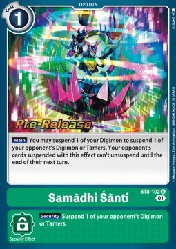 Samadhi Santi (BT8-102) - Promos: New Awakening (Uncommon) [BT-08P-BT8-102]