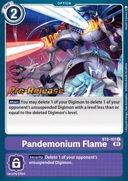 Pandemonium Flame (BT8-107) - Promos: New Awakening (Uncommon) [BT-08P-BT8-107]