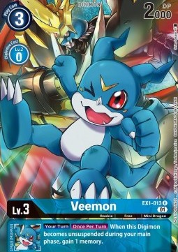 Veemon (EX1-013) - Premium Bandai Products (Alternative Art) [PB-XX-EX1-013]