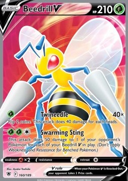 Beedrill V - Astral Radiance (Ultra Rare) [ASR-160]
