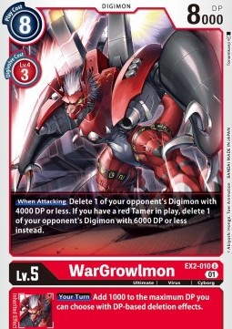 WarGrowlmon (EX2-010) - Digital Hazard (Uncommon) [EX-02-010]