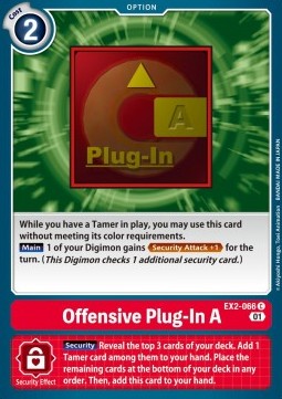 Offensive Plug-In A (EX2-066) - Digital Hazard (Common) [EX-02-066]