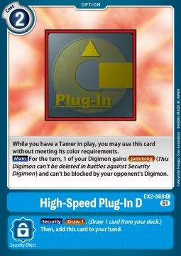 High-Speed Plug-In D (EX2-068) - Digital Hazard (Common) [EX-02-068]