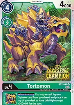 Tortomon (BT7-045) (V.2) - Championship 2022 Promos (Alternative Art) [CP22-BT7-045]