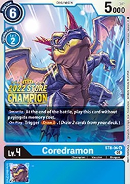 Coredramon (ST8-06) (V.2) - Championship 2022 Promos (Alternative Art) [CP22-ST8-06]