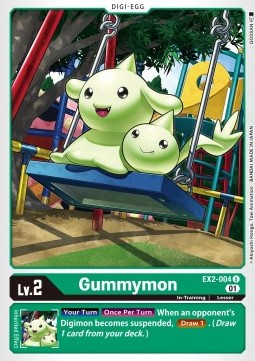 Gummymon (EX2-004) (V.1) - Digital Hazard (Uncommon) [EX-02-004]
