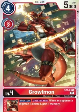 Growlmon (ST7-05) - Special Tournament Promos (Alternative Art) [STP-ST7-05]
