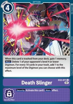 Death Slinger (EX2-071) - Digital Hazard (Uncommon) [EX-02-071]