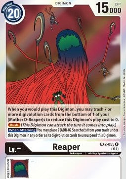 Reaper (EX2-055) - Digital Hazard (Rare) [EX-02-055]