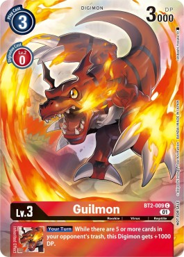 Guilmon (BT2-009) - Premium Bandai Products (Alternative Art) [PB-XX-BT2-009]