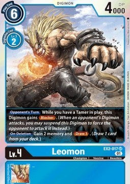 Leomon (EX2-017) - Digital Hazard (Super Rare) [EX-02-017]