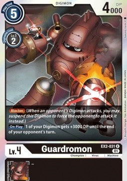 Guardromon (EX2-031) (V.1) - Digital Hazard (Rare) [EX-02-031]