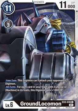 GroundLocomon (EX2-036) - Digital Hazard (Common) [EX-02-036]
