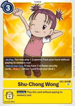 Shu-Chong Wong (EX2-059) - Digital Hazard (Uncommon) [EX-02-059]