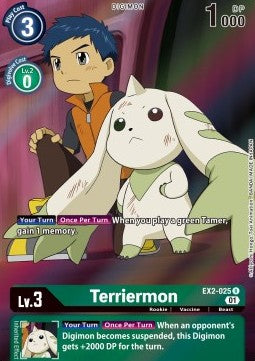 Terriermon (EX2-025) (V.2) - Digital Hazard (Alternative Art) [EX-02-025]