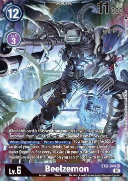 Beelzemon (EX2-044) (V.2) - Digital Hazard (Alternative Art) [EX-02-044]