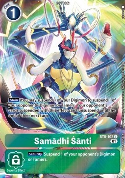 Samadhi Santi (BT8-102) - Digimon Products (Alternative Art) [DMPR-BT8-102]