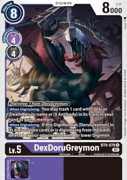 DexDoruGreymon (BT9-078) - X Record (Uncommon) [BT-09-078]