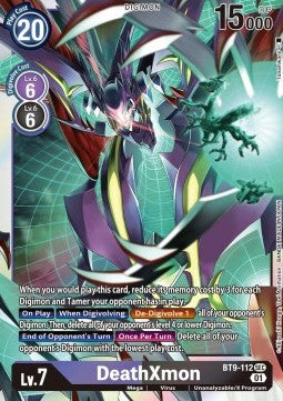 DeathXmon (BT9-112) (V.1) - X Record (Secret Rare) [BT-09-112]