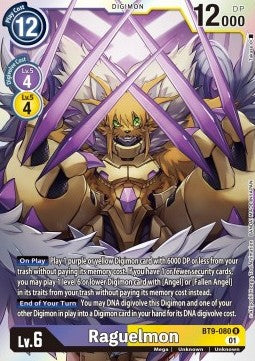 Raguelmon (BT9-080) (V.1) - X Record (Rare) [BT-09-080]