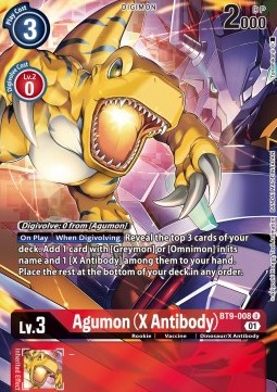 Agumon (X Antibody) (BT9-008) (V.2) - X Record (Alternative Art) [BT-09-008]