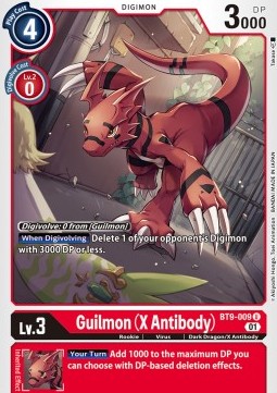 Guilmon (X Antibody) (BT9-009) - X Record (Uncommon) [BT-09-009]