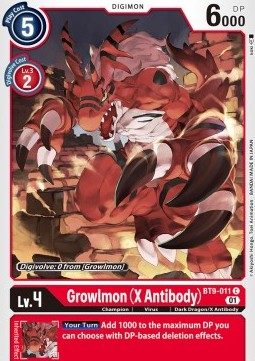 Growlmon (X Antibody) (BT9-011) - X Record (Common) [BT-09-011]