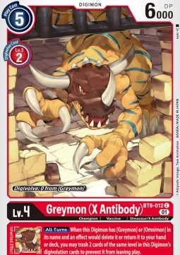 Greymon (X Antibody) (BT9-012) - X Record (Common) [BT-09-012]