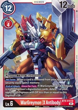 WarGreymon (X Antibody) (BT9-016) (V.1) - X Record (Super Rare) [BT-09-016]