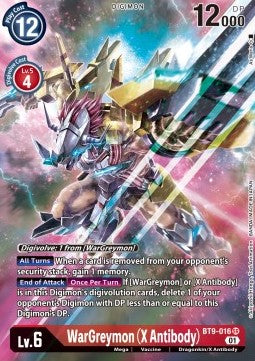 WarGreymon (X Antibody) (BT9-016) (V.2) - X Record (Alternative Art) [BT-09-016]