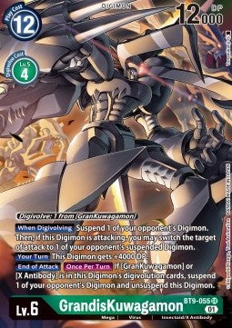 GrandisKuwagamon (BT9-055) (V.2) - X Record (Alternative Art) [BT-09-055]