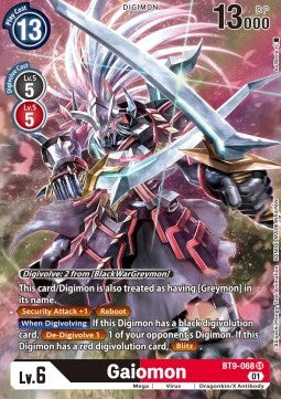 Gaiomon (BT9-068) (V.2) - X Record (Alternative Art) [BT-09-068]