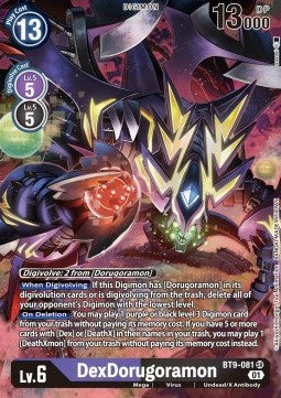 DexDorugoramon (BT9-081) (V.2) - X Record (Alternative Art) [BT-09-081]