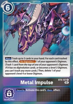 Metal Impulse (BT9-107) - X Record (Rare) [BT-09-107]