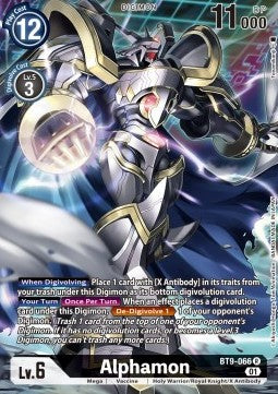 Alphamon (BT9-066) (V.2) - X Record (Alternative Art) [BT-09-066]
