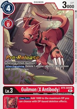 Guilmon (X Antibody) (BT9-009) - Promos: X Record (Uncommon) [BT-09P-BT9-009]