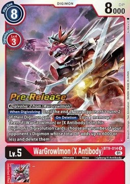 WarGrowlmon (X Antibody) (BT9-014) - Promos: X Record (Rare) [BT-09P-BT9-014]