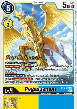 Pegasusmon (BT9-038) - Promos: X Record (Uncommon) [BT-09P-BT9-038]