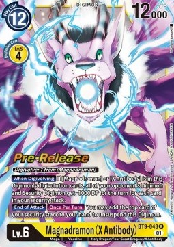 Magnadramon (X Antibody) (BT9-043) - Promos: X Record (Rare) [BT-09P-BT9-043]